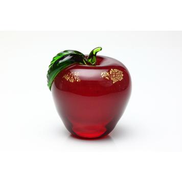 金箔紅蘋果-台灣玻璃館