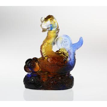 琉璃十二生肖(蛇)-台灣玻璃館
