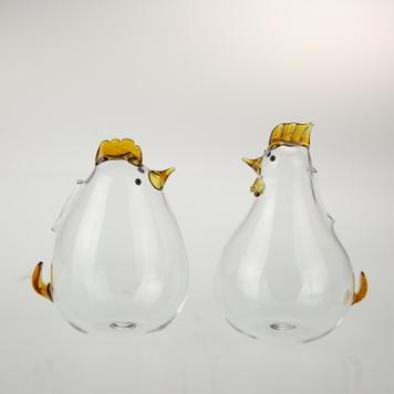 雞錢筒(黃色)-台灣玻璃館