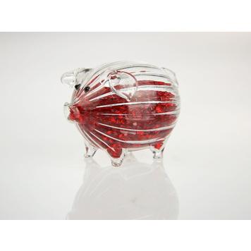 豬事鑽(紅)-台灣玻璃館
