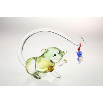 鼠勾貓(綠)-台灣玻璃館