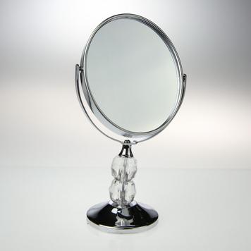 水晶橢圓雙面化妝桌鏡(大)-台灣玻璃館