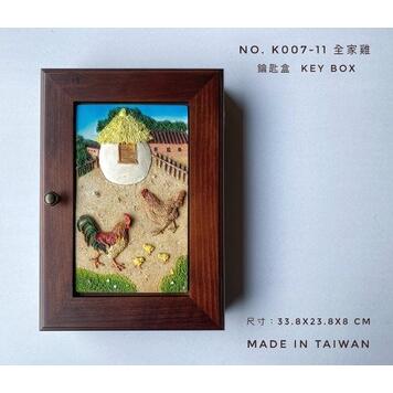 全家雞鑰匙收納盒-台灣玻璃館