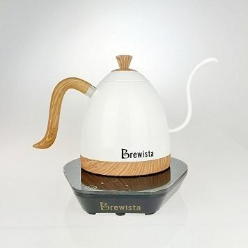 Brewista Artisan 0.6L溫控咖啡手沖壺(珍珠白)-台灣玻璃館