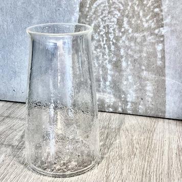 透明冰裂紋簡約瓶-台灣玻璃館