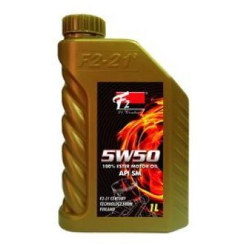 F2-21全酯高性能機油 5W-50 整箱 1Lx12瓶