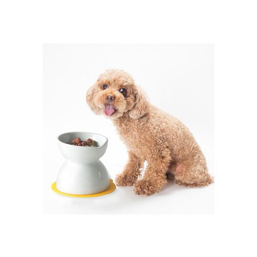 小型犬專用潔淨白雙面磁碗-台灣玻璃館