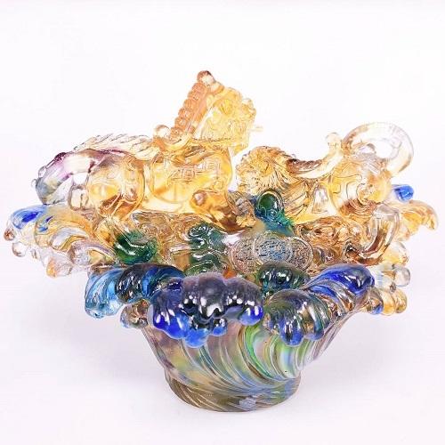 元寶浪花貔貅-台灣玻璃館