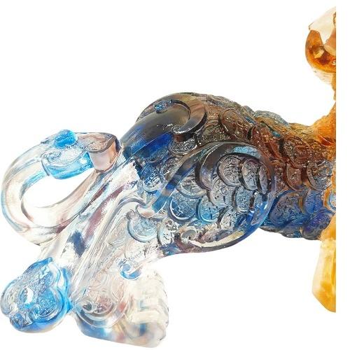 特大錢幣貔貅-台灣玻璃館