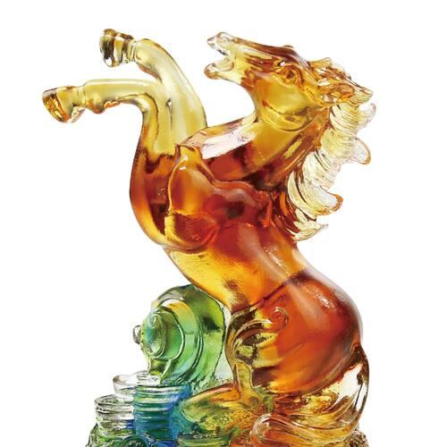 立馬發財|馬年招財禮品-台灣玻璃館