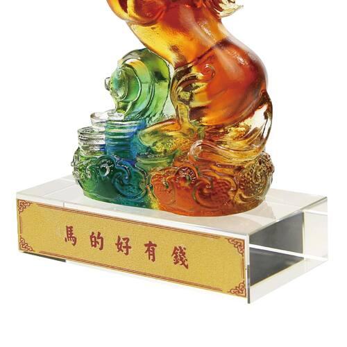 立馬發財|馬年招財禮品-台灣玻璃館