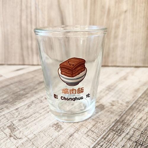 臺灣玻璃舘限定彰化小吃玻璃杯組-臺灣玻璃舘