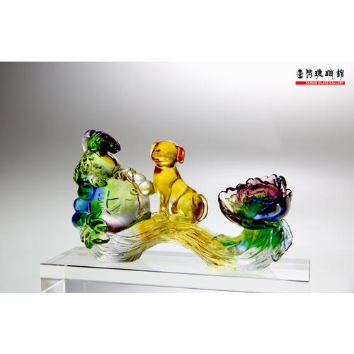 財富如意狗-台灣玻璃館