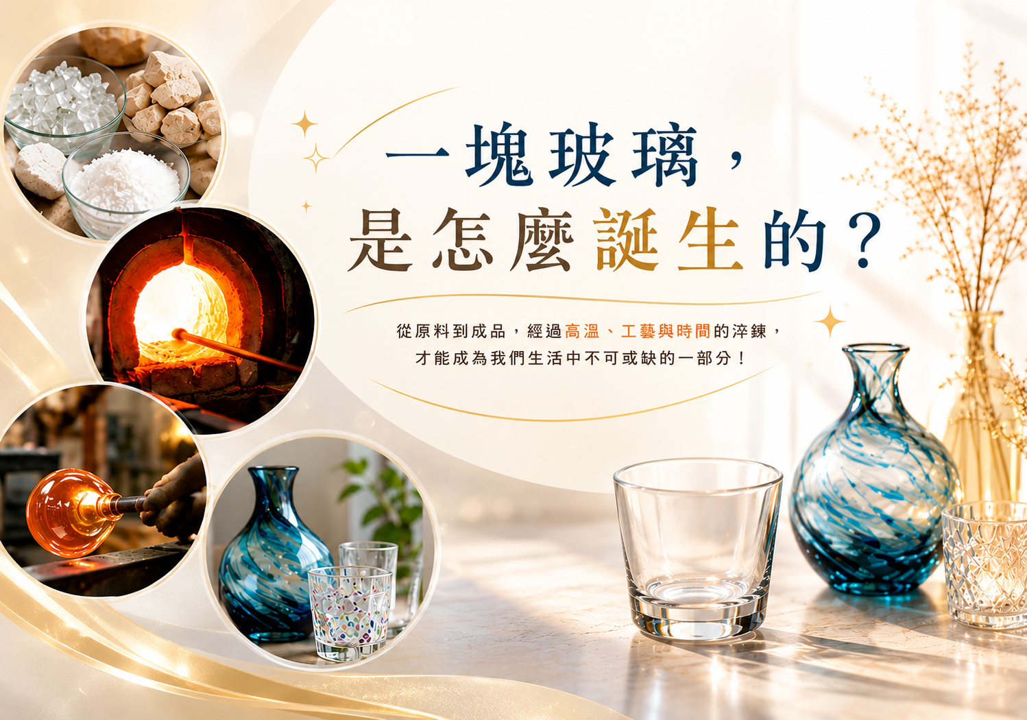一塊玻璃是怎麼誕生的呢?